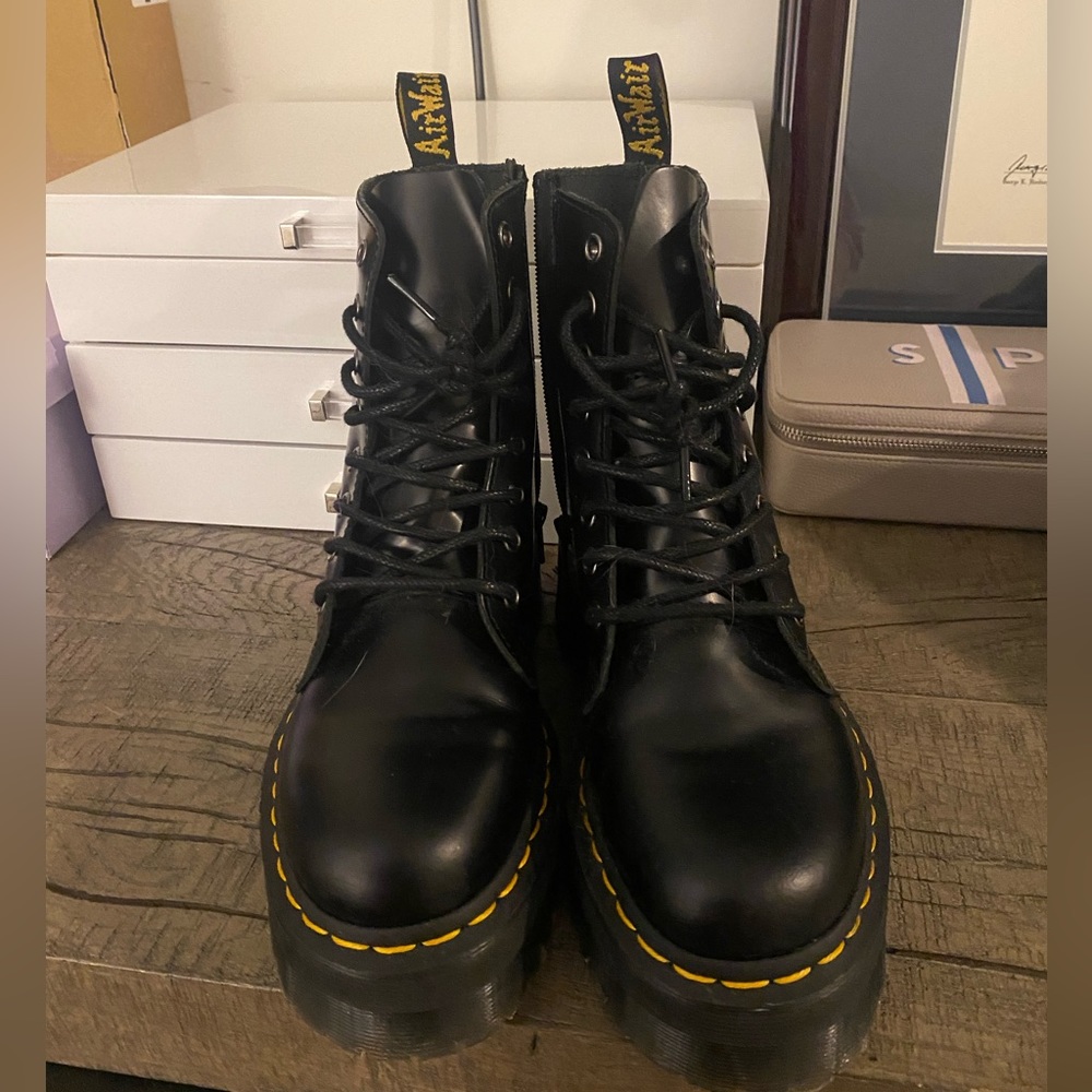 Platform Doc Martens worn once!
